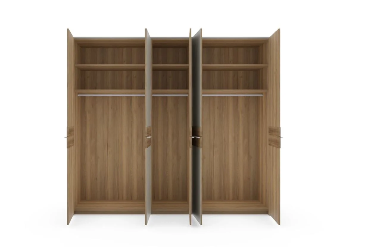Thielemeyer Steel Drehtürenschrank / 5-türig mit 3 Colorglastüren