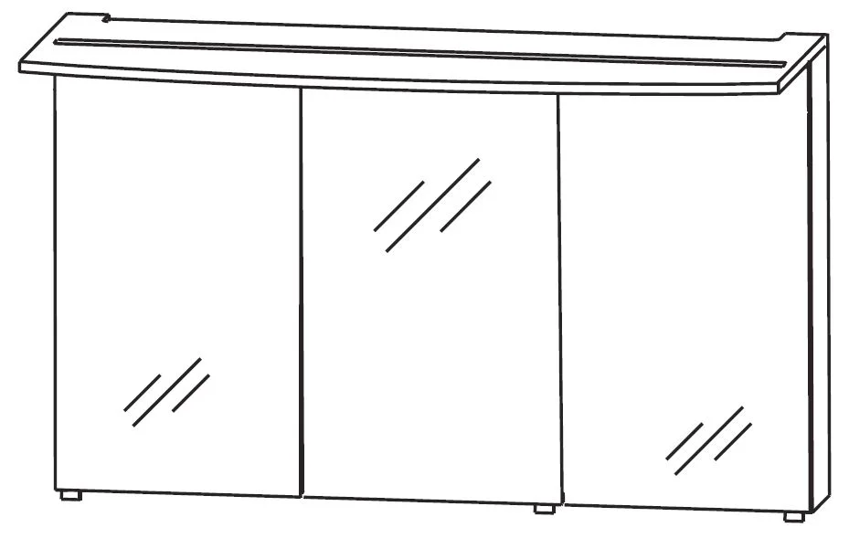 Puris Speed Spiegelschrank 120 cm S2A431281 - Ansicht 3