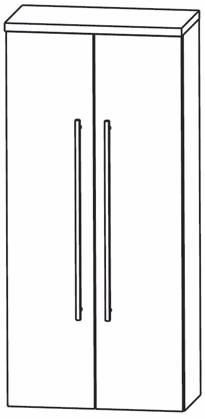 Puris Crescendo Bad-Mittelschrank 60 cm breit MNA846A7