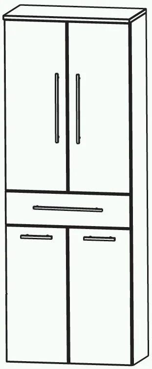 Puris Classic Line Hochschrank 60 cm HNA056A7W - Ansicht 2