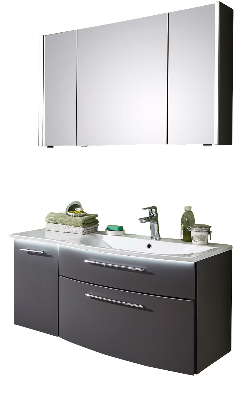Puris Linea Badmöbel-Set, 100 cm