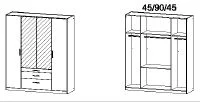 Drehtürenschrank 0V50