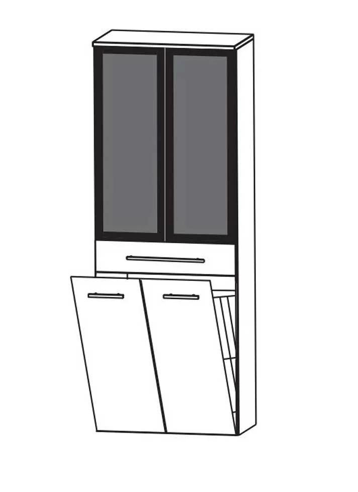Puris Fine Line Bad-Hochschrank 60 cm breit HNA0562W - Ansicht 2