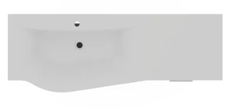 Evermite Waschtisch 140 cm - Becken rechts oder links, je nach Auswahl