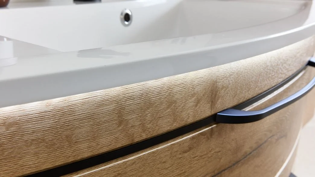 Pelipal 7045 Badmöbel Kombination 130 cm - mit Doppelwaschtisch mit Spiegelschrank