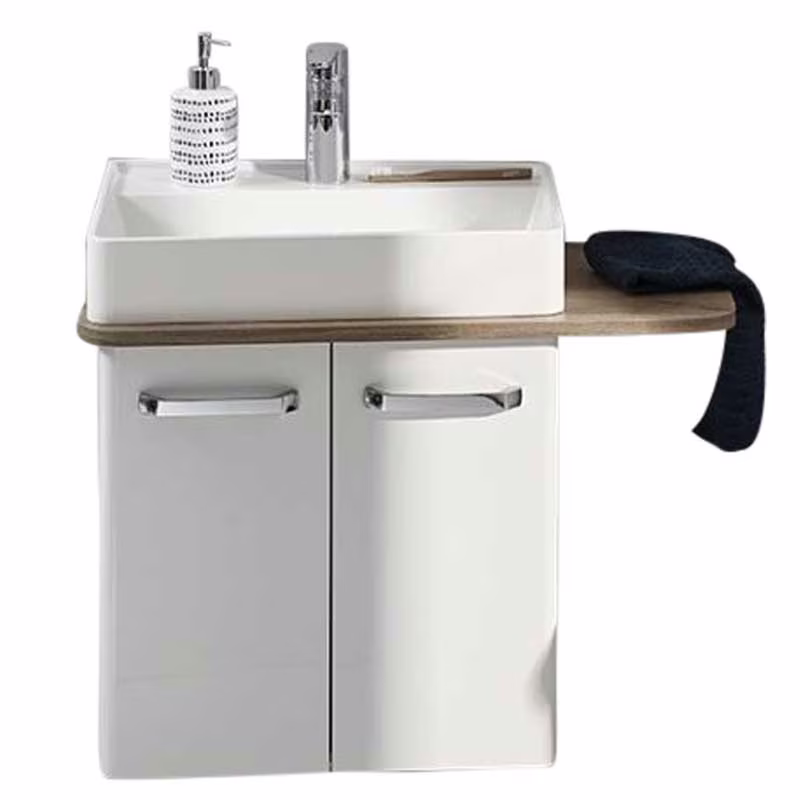 Pelipal 6905 Waschtisch-Set 50 / 71 cm - Ausführung links mit Verbundplatte