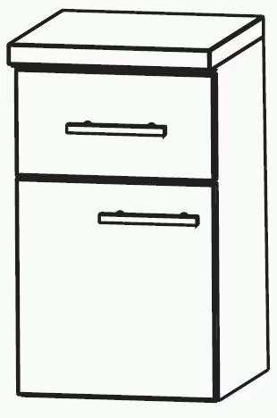 Puris Swing Unterschrank 40 cm UNA324A7M - Ansicht 2