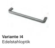 Variante I4 - Edelstahloptik