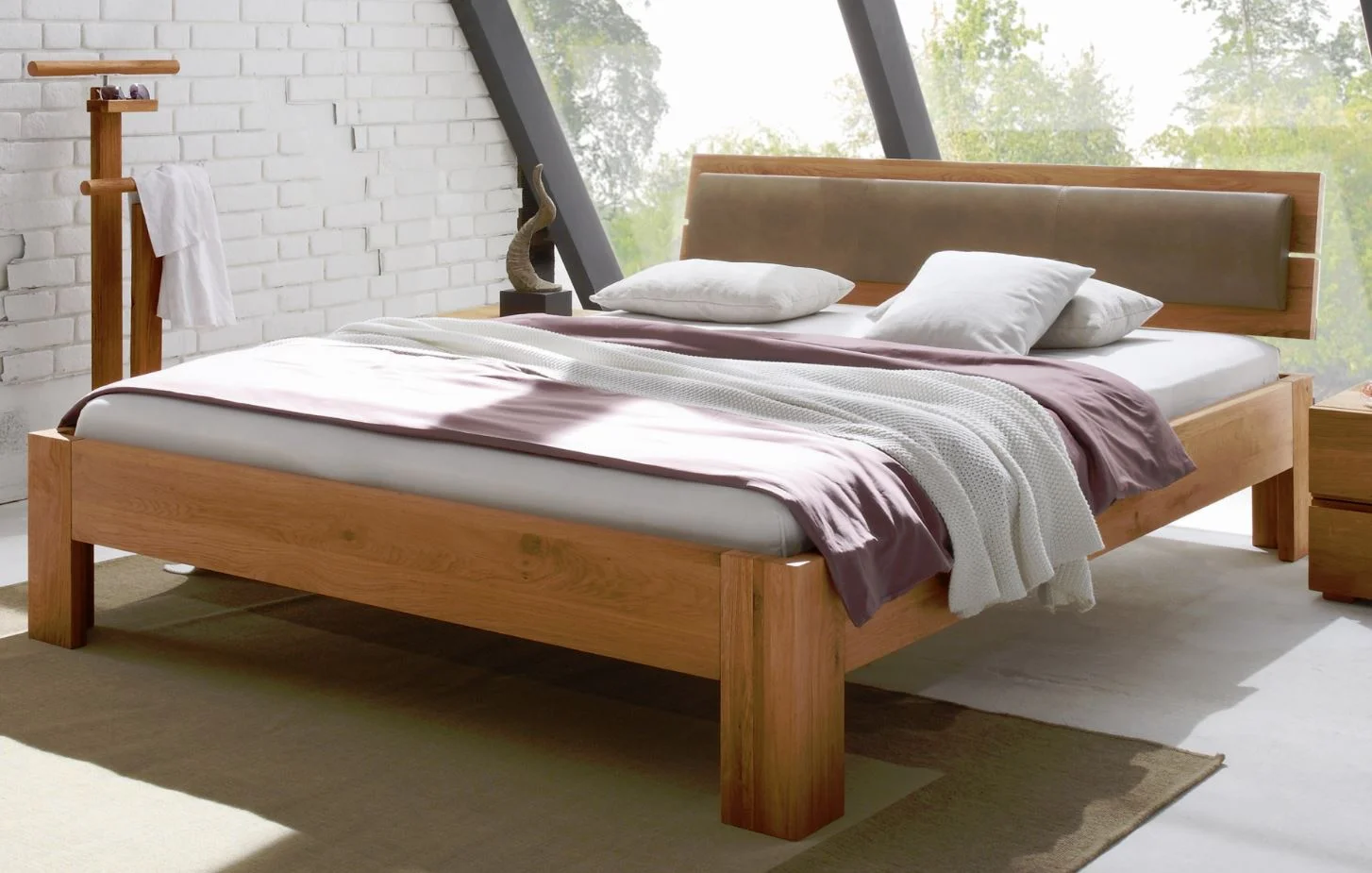 Hasena Oak-Line Modul 18 - Corno Füße - Alpa Kopfteil & Lumo Kissen