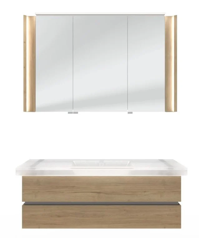 Thielemeyer Fresh Massivholz Badmöbelset Vorschlag 800080 - 122 cm - Ansicht 2