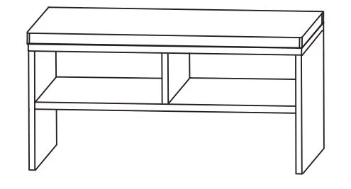 Puris Fine Line Sitzbank 90 cm SETBANK9 - Ansicht 2