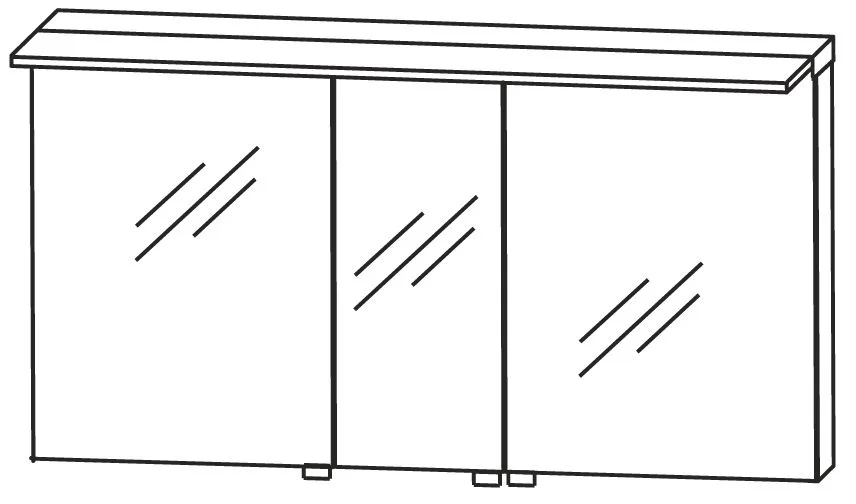 Puris Star Line Spiegelschrank 140 cm S2A431477 - für Doppelwaschtisch-Lösung - Ansicht 5
