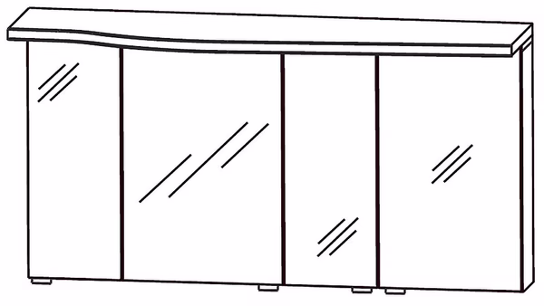 Spiegelschrank 120 cm SET40123R