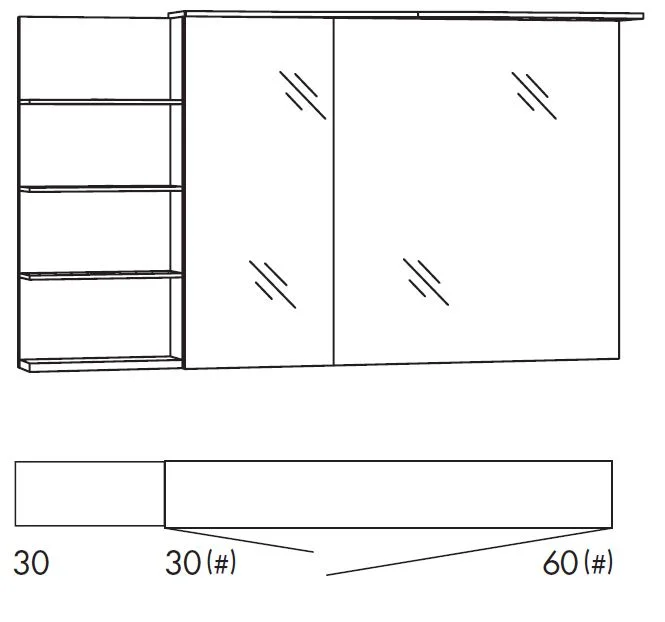 MARLIN-3160motion-Spiegelschrank-120-cm-SAOSR36-/-SAOSR36LS-/-SAOZR36-/-SAOZR36LS