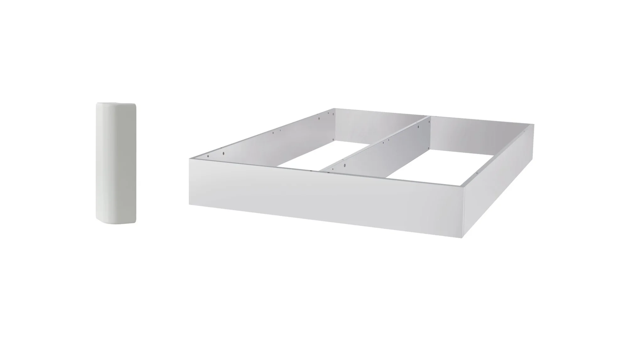 10-Buche weiss deckend, lackiert