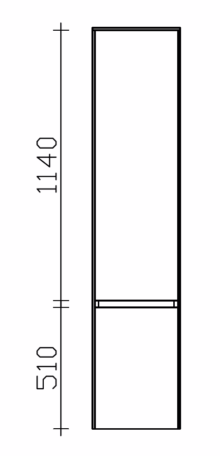 Pelipal 6010 Hochschrank 37 cm 6010-HS 01 - Ansicht 2