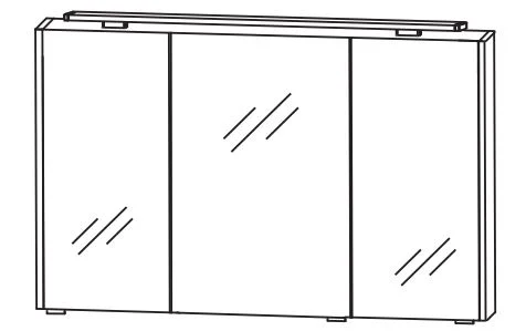 Puris d.light Spiegelschrank 102 cm SET431D01 - Ansicht 2