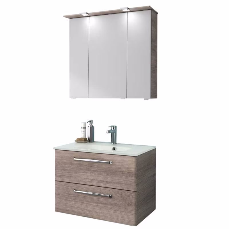 Pelipal TrenTino Badmöbel Set 77 cm - Konfigurator mit Spiegelschränke
