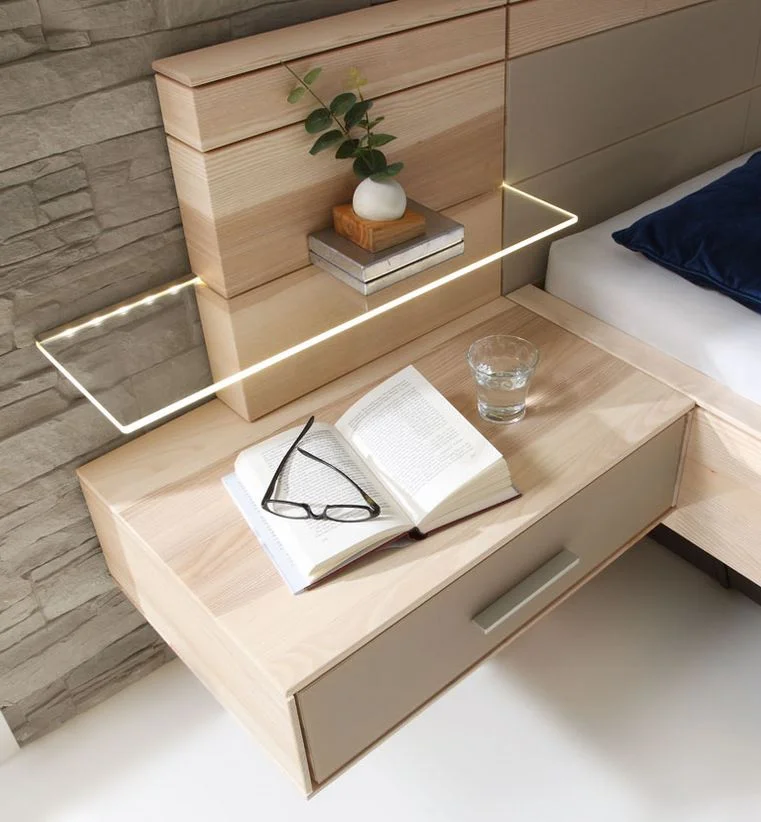 Thielemeyer Mira Hängekonsole Massivholz / oder mit Colorglas - Ansicht 6