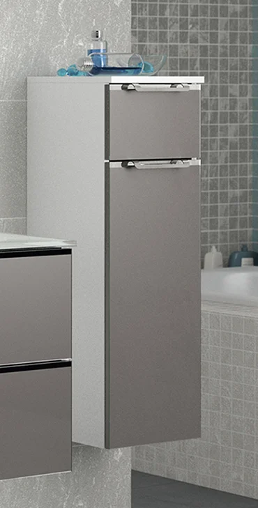 mit Highboard 30 cm breit - Glasfront