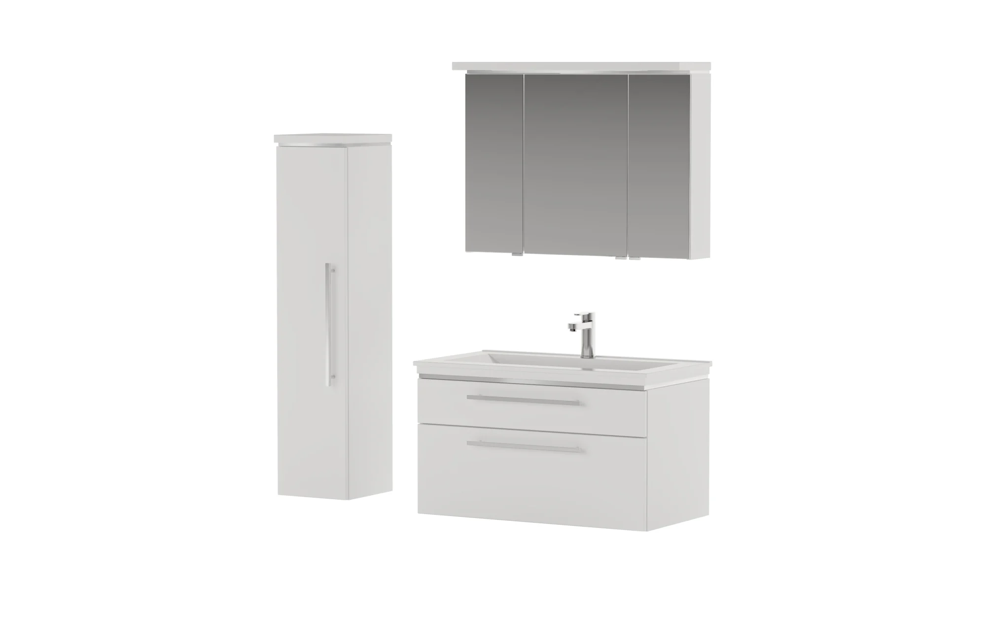 Puris Cool Line Badmöbel Set 92 cm breit kombinierbar - Ansicht 9