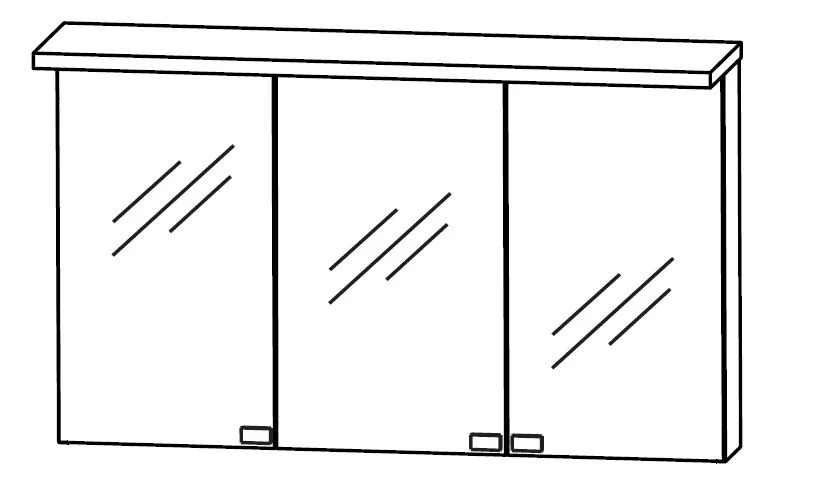 Puris Star Line Badmöbel Set 120 cm - Set 2 - Ansicht 5