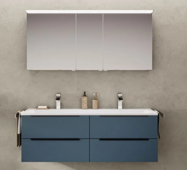 Puris Star Line Badmöbel Set mit Doppelwaschtisch - 140 cm - Ansicht 2