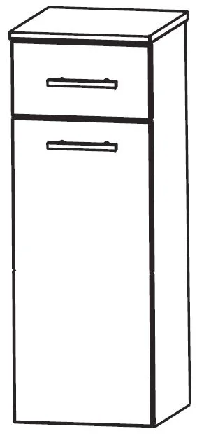 Puris WoW Highboard 30 cm HBA553AW