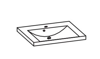 Pelipal Quickset 341 - Waschtischset 75 cm breit / Keramik, Glas oder Mineralmarmor - Ansicht 3