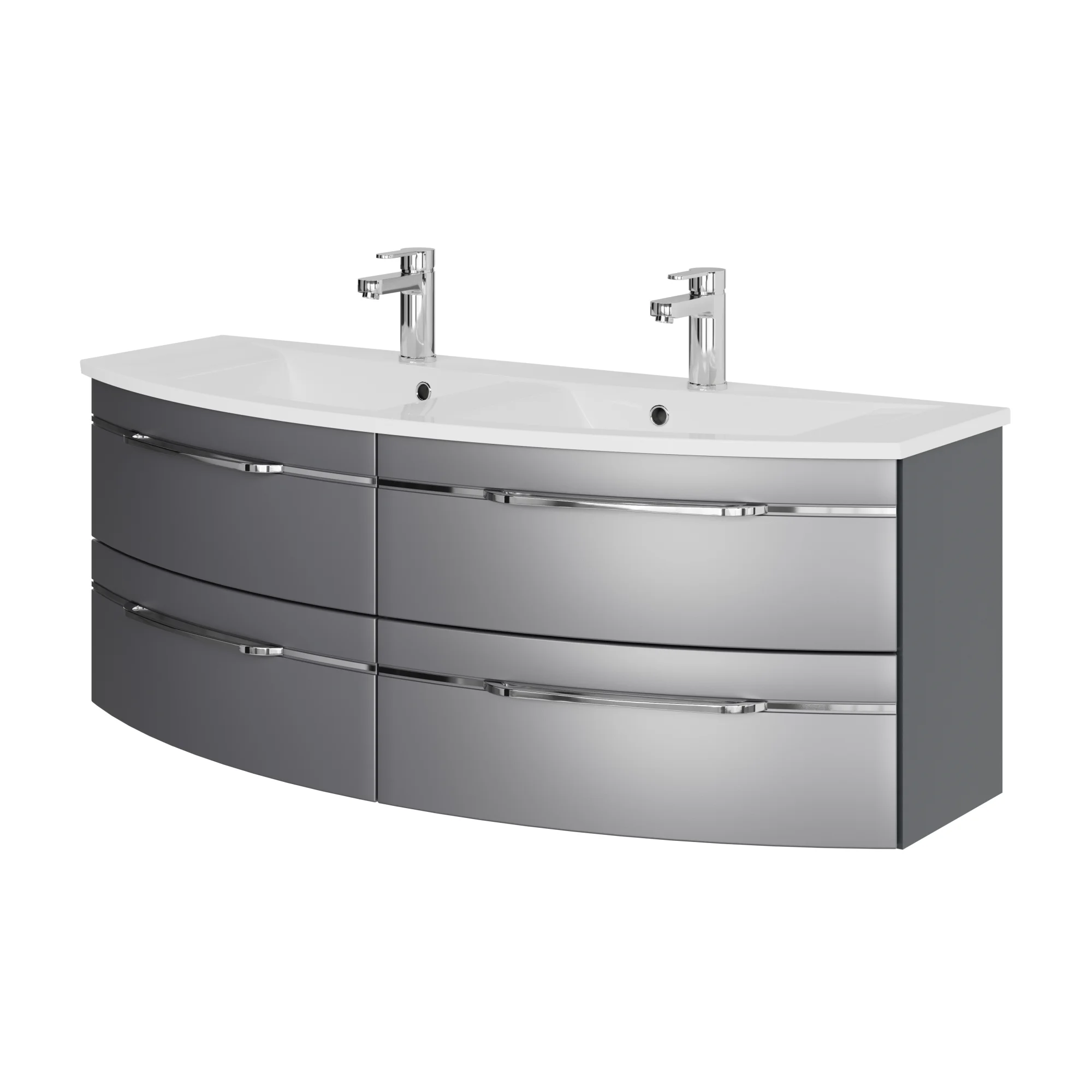Pelipal 7045 Waschtisch-Set 130 cm mit Doppelwaschtisch