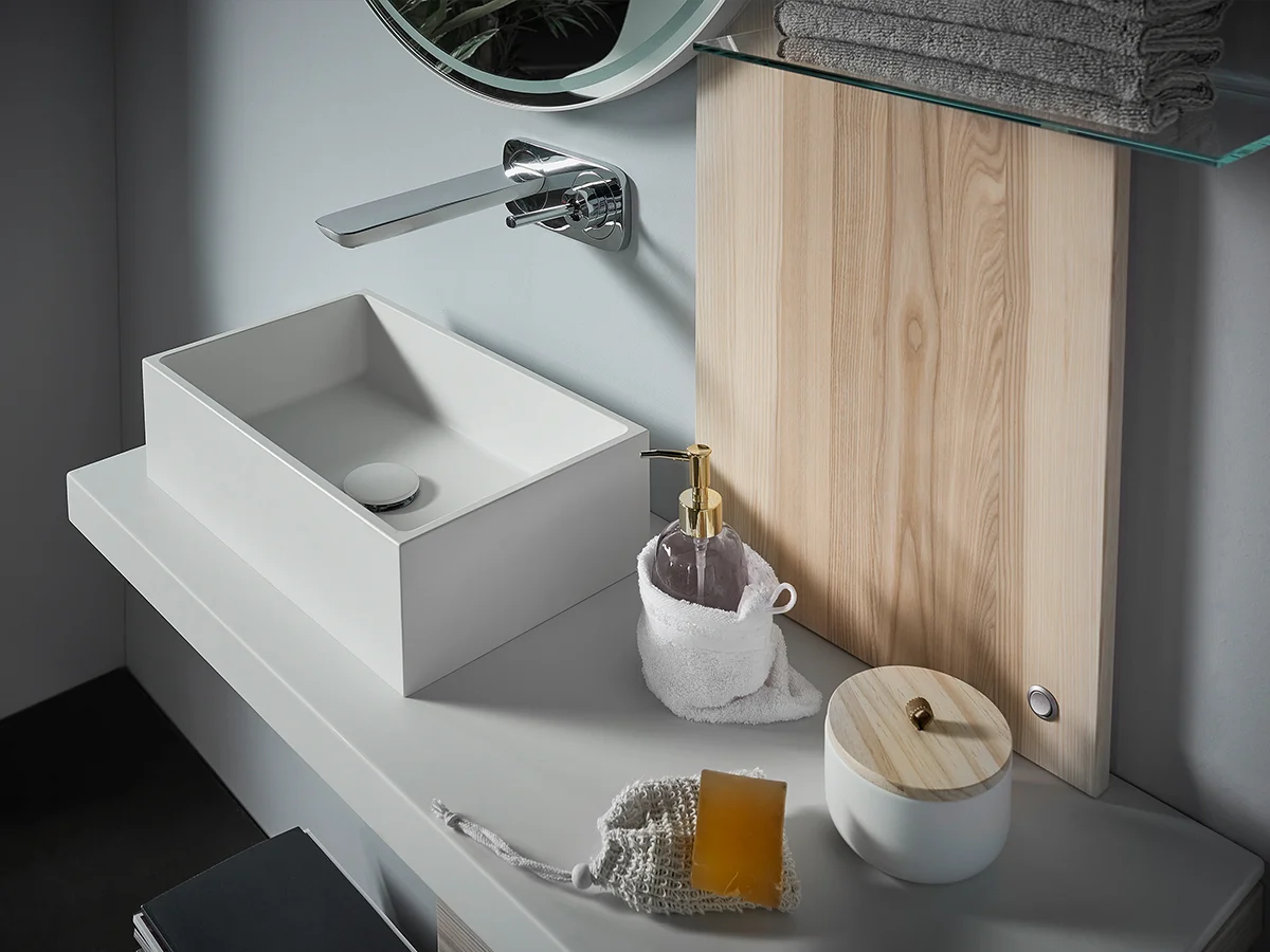 Thielemeyer Fresh Massivholz Badmöbelset 800789/801789 - Vorschlag 17 - 114 cm - Ansicht 3