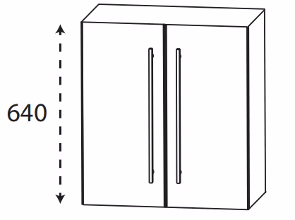 Puris Protection1 - Oberschrank OGA4160  / 60 cm - Ansicht 2