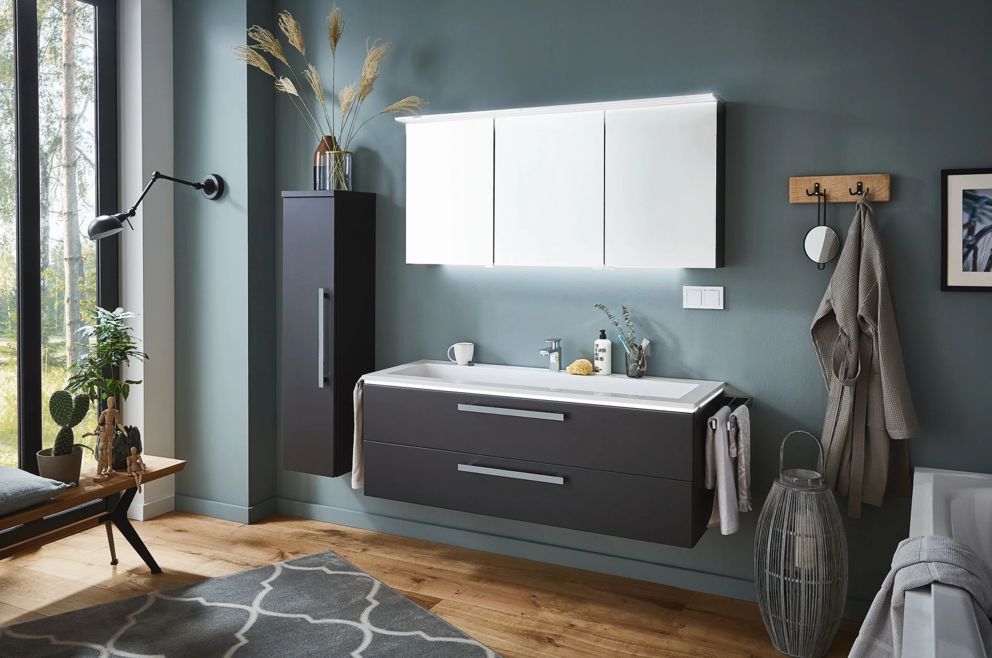Puris Star Line Waschplatz 140 cm - Stoneplus - Ansicht 5