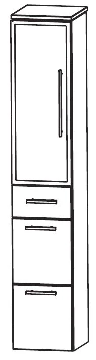 Puris WoW Hochschrank 30 cm HNA093B