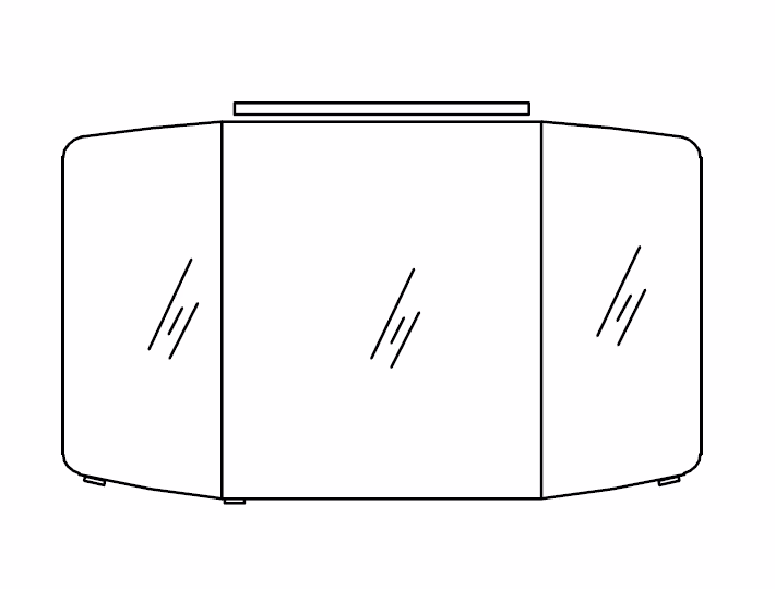 Pelipal Cassca Spiegelschrank 120 cm CS-SPS 77 - Ansicht 3