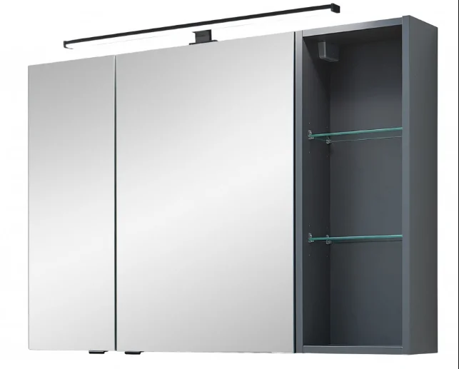 Pelipal 6090 Badmöbelset 100 cm - mit Spiegelschrank und Regal - Ansicht 9
