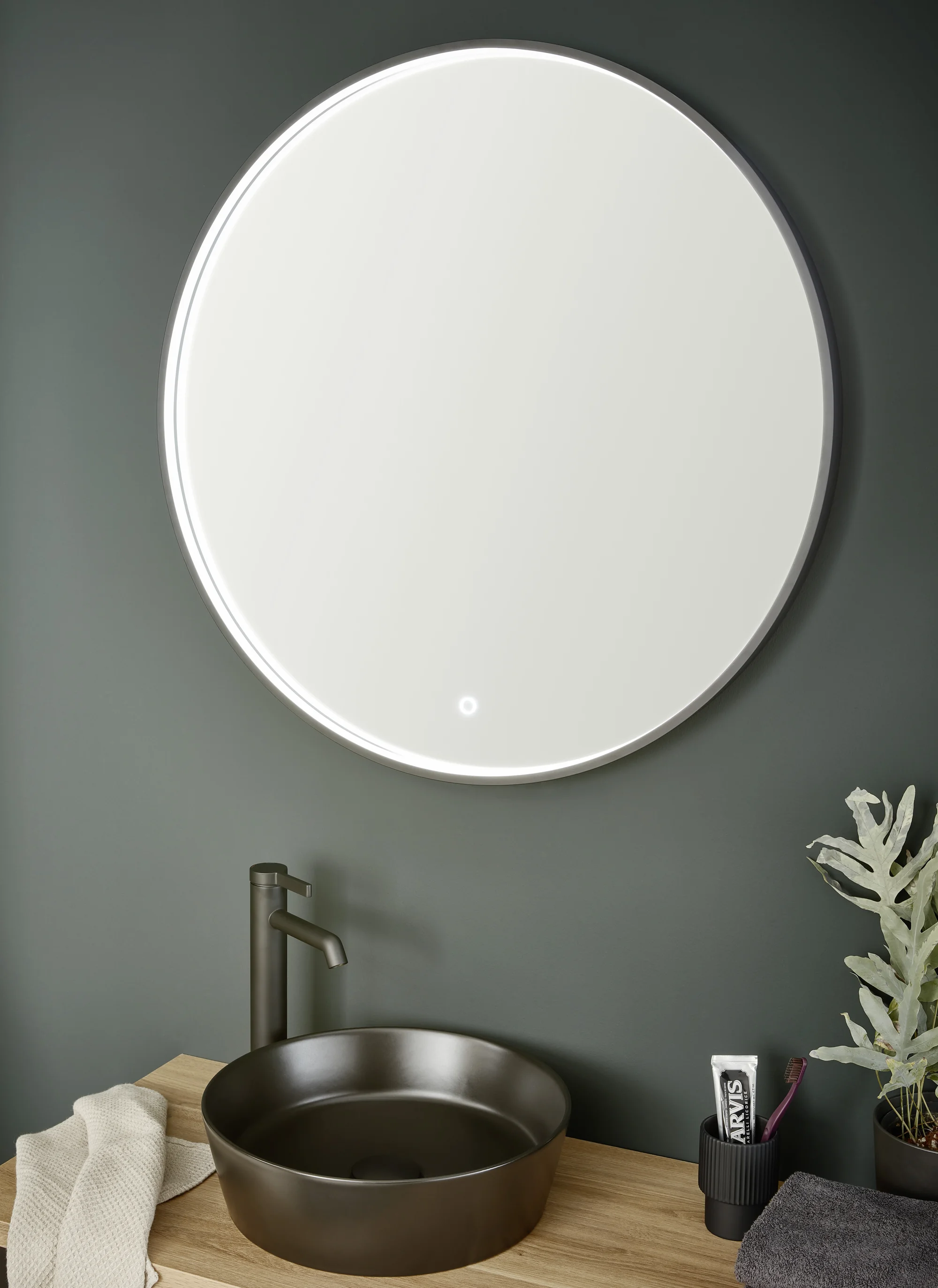 Puris Vialli Badmöbel Set 160 cm breit - Becken rechts - Ansicht 3