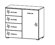 Rauch BLUE Celle Kombikommode 6154 - Ansicht 2