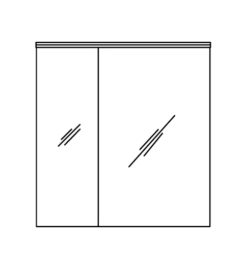 Pelipal Pineo Spiegelschrank 70 cm PN-SPS 19 / PN-SPS 27 - Ansicht 3