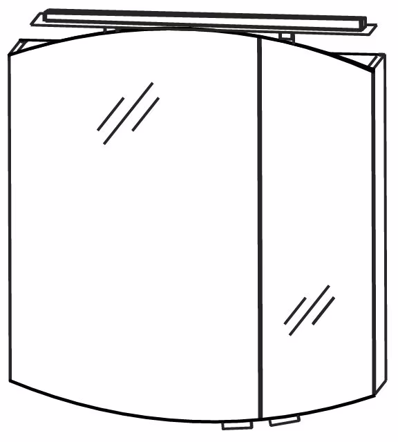 Puris Classic Line Spiegelschrank 70 cm S2A4370S9 - Ansicht 4