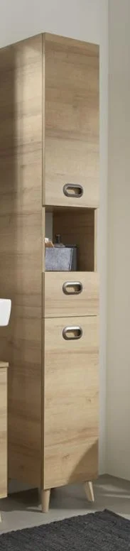 Pelipal Quickset 353 - Hochschrank - 2 Türen, 1 Nische, 1 offenes Fach / 30 cm breit - Ansicht 2