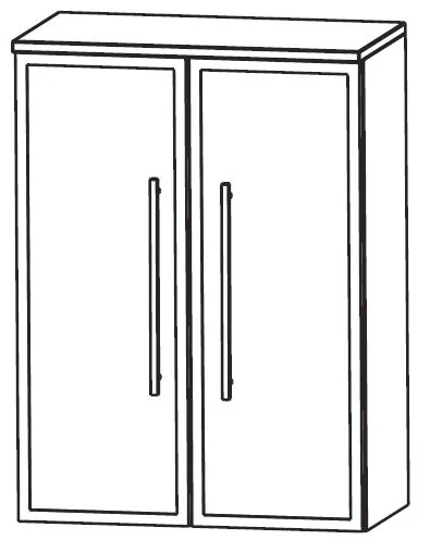 Puris Speed Highboard 60 cm HBA516B