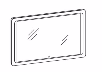 980.831121 Flächenspiegel mit LED Beleuchtung / inklusive Touchsensor / Energieklasse A++ -A