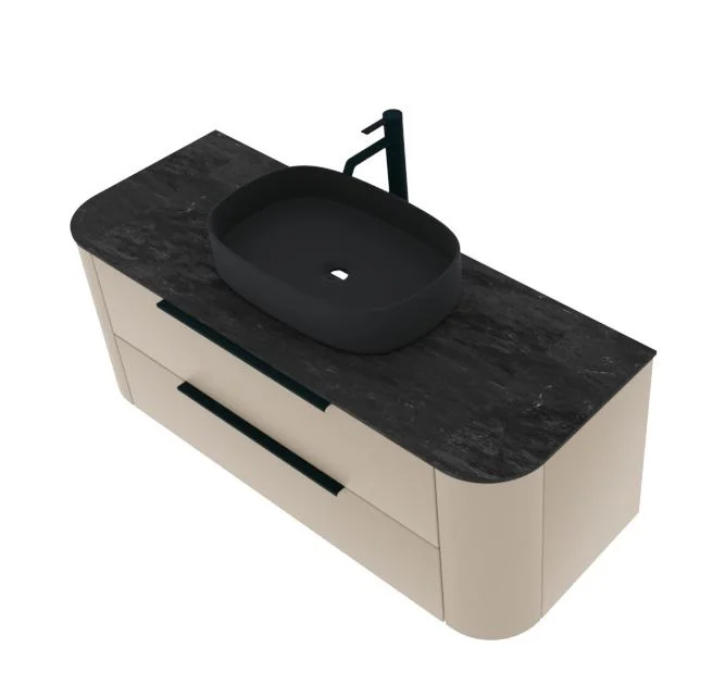 Puris Veluna Aufsatzwaschtisch mit Unterschrank  - 130 cm - Ansicht 3