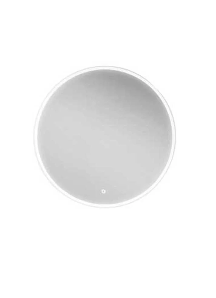 Puris Vialli Badspiegel 80 cm rund - mit Beleuchtung & Spiegelheizung