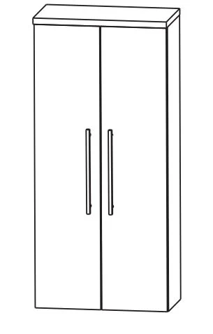 Puris Fine Line Mittelschrank 60 cm MNA816A7 - Ansicht 2