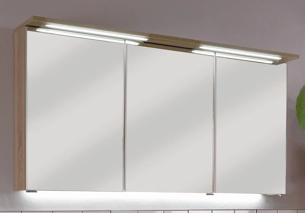 Puris Fresh Badmöbelset mit Doppelwaschtisch 120 cm - Serie B - Ansicht 9