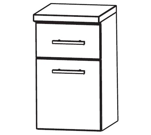 Puris Classic Line Unterschrank 40 cm UNA344A7M - Ansicht 2