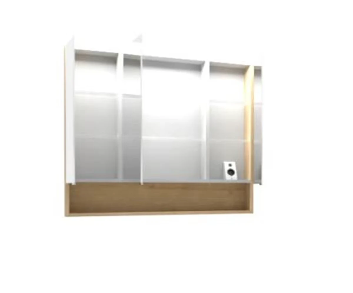 Puris Rounds Spiegelschrank 90 cm S2A5590S3