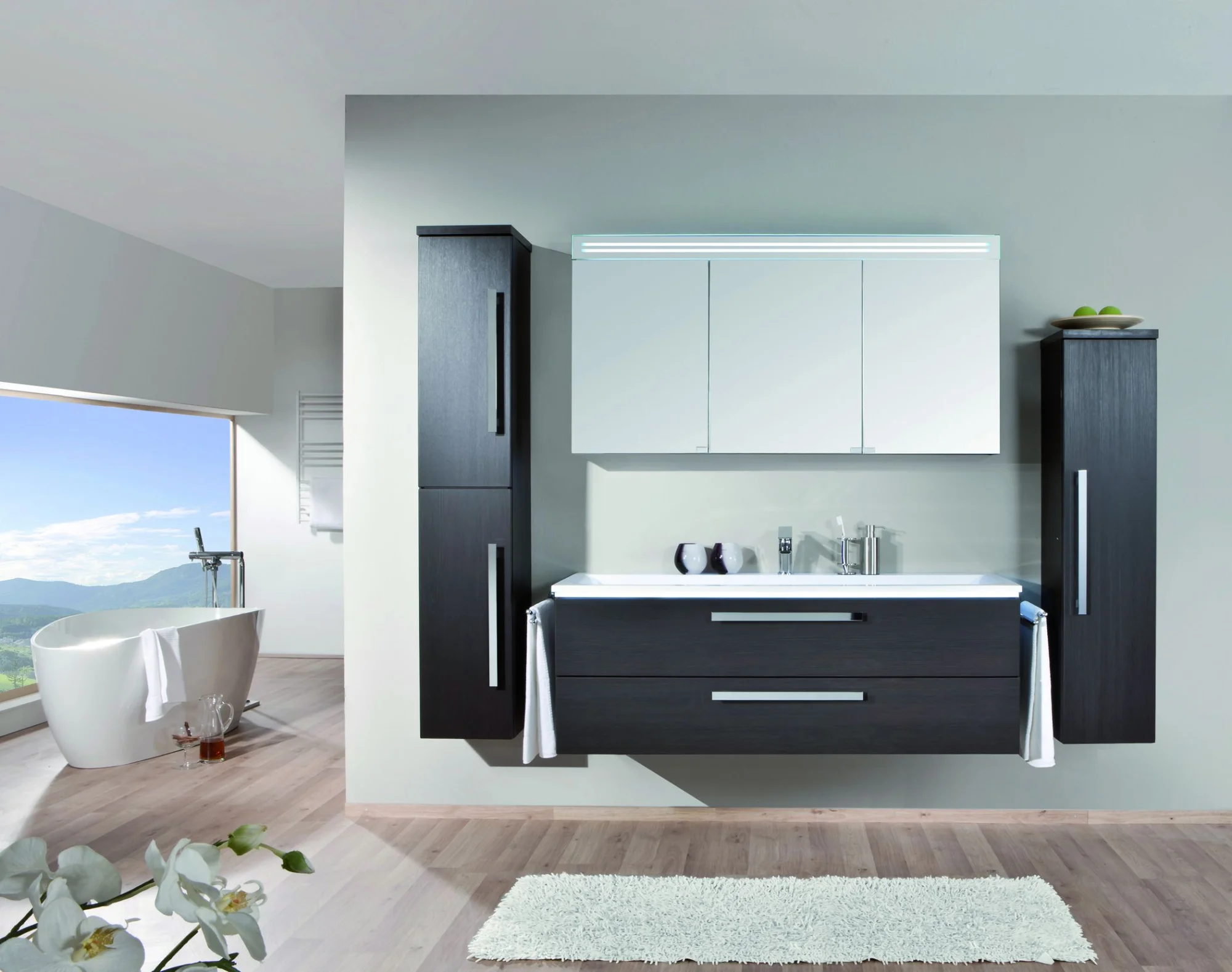 Puris Star Line Bad-Konfigurator 140 cm - Stoneplus - Ansicht 6